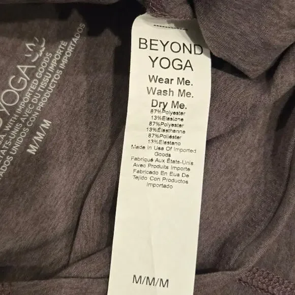 Beyond Yoga Space Dye Colorblock Ankle Leggings  M - Picture 3 of 10